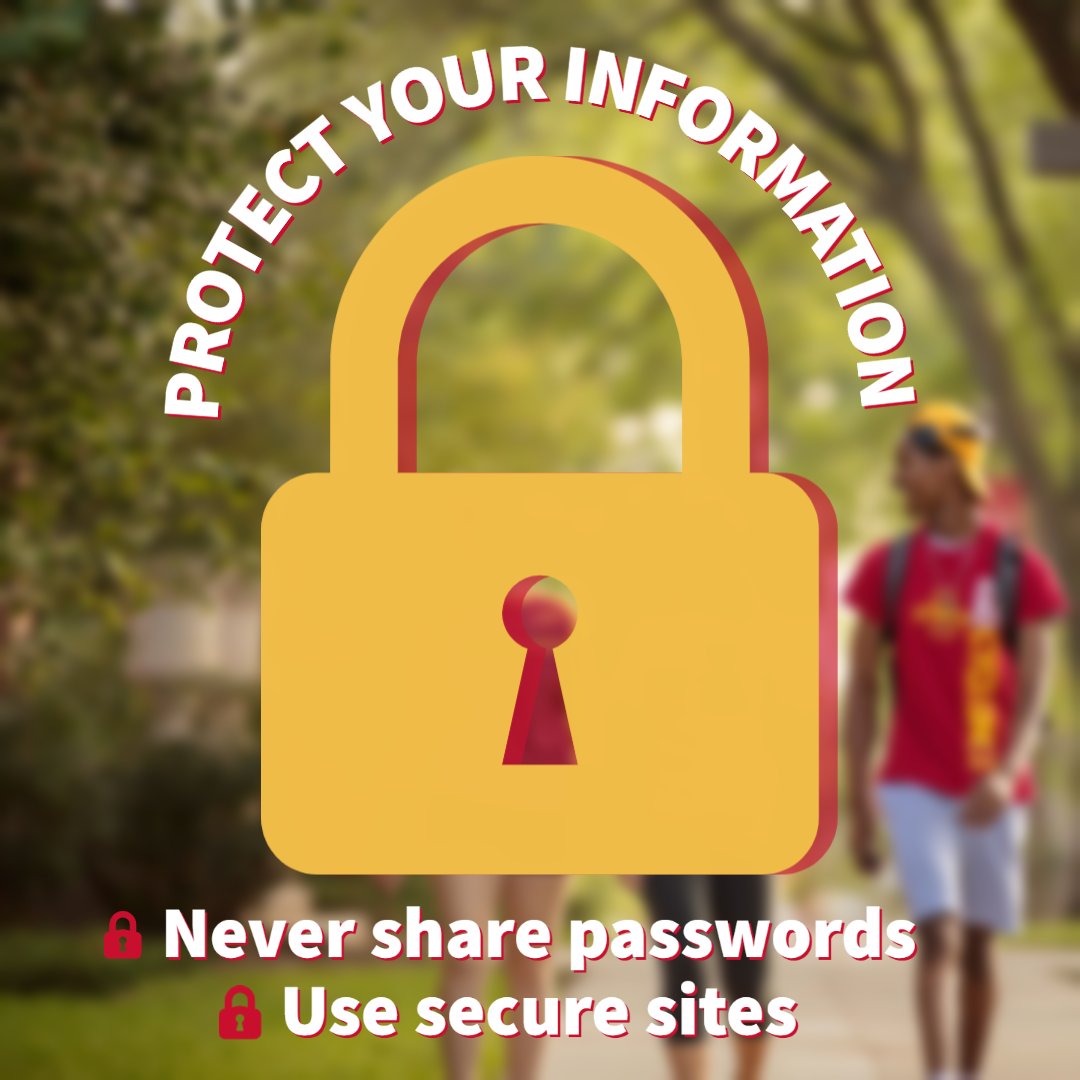 NoFearFinanceIA's tweet photo. Here's a financial tip for your Friday: Protect your information!
✅Never share passwords
✅Use secure sites

#fintipfriday #nofearfinance https://t.co/wYyrGElezE