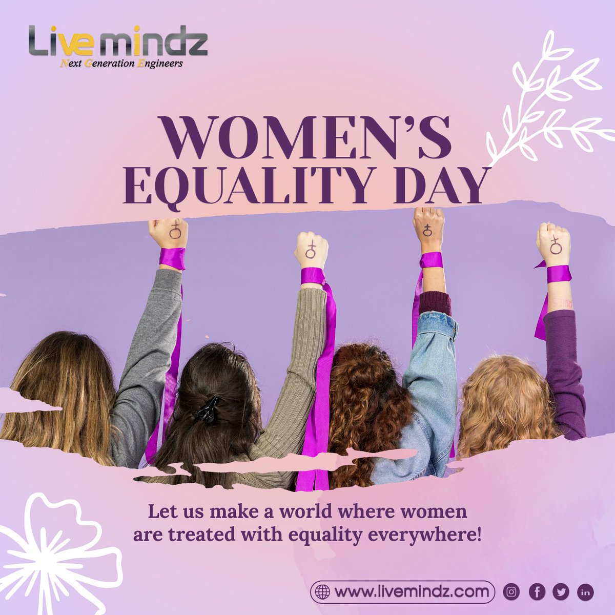 Livemindz1's tweet photo. Feminism isn't about making women stronger. Women are already strong, it's about changing how the world perceives that strength. 

Happy Women's Equality Day!

#womenequality #women #livemindz #technology #digitaltransformation #Career #Tech https://t.co/MFZeVpHSaD