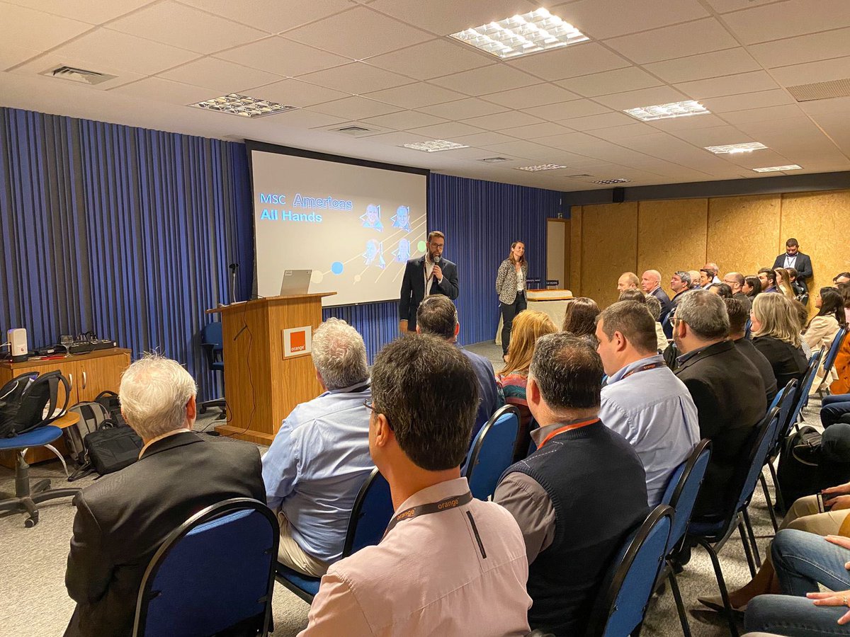 Obrigada pela recepçaõ calorosa! So much positive vibe in Petropolis with the @OrangeBusiness teams, I flew back to Europe inspired and with a greater than ever pride of our commitments to our customers. Feliz aniversário to our Major Service Center, 14 years already!