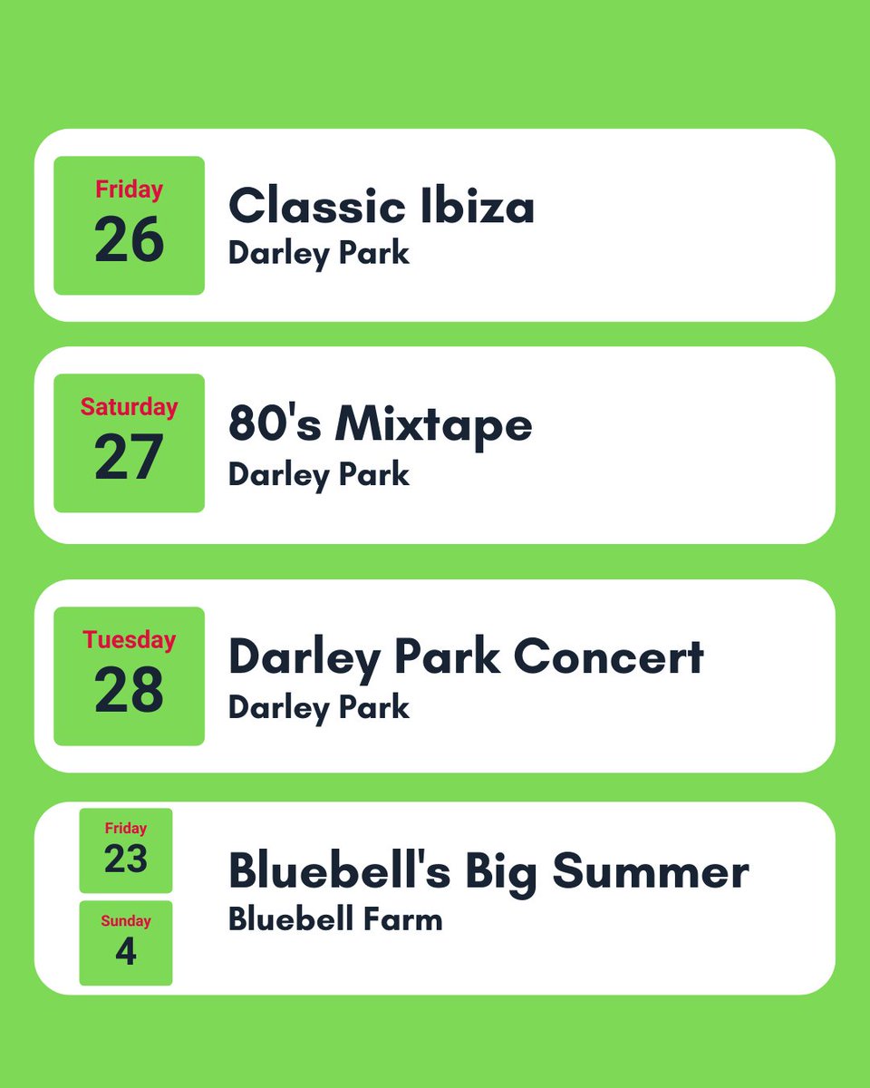 SparklingClean5's tweet photo. What's on in Derby this weekend?

Darley Park and Bluebell Farm have some great events on this weekend make sure not to miss out!

#sparklingclean #sparklingcleans #sparklingcleansolution #sparklingcleansolutions #derbycleaning #derbycleaners #derby #whatsonderby #derbyevents https://t.co/Jl0S2Afilk