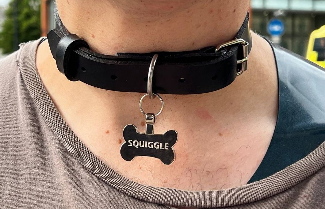 Ahhh! I got a new name tag ready for Manchester pride, feels very cute!