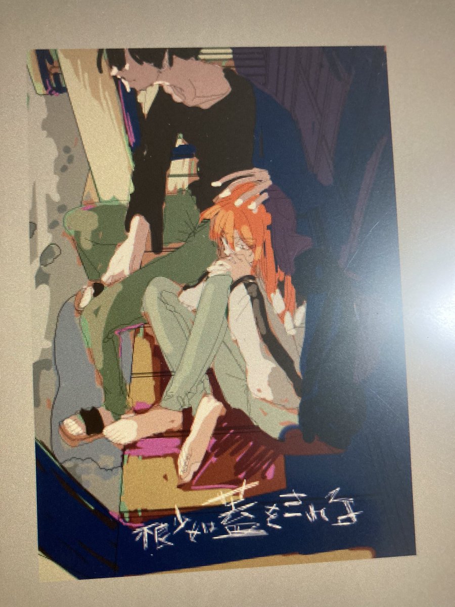 線画→色ラフ 