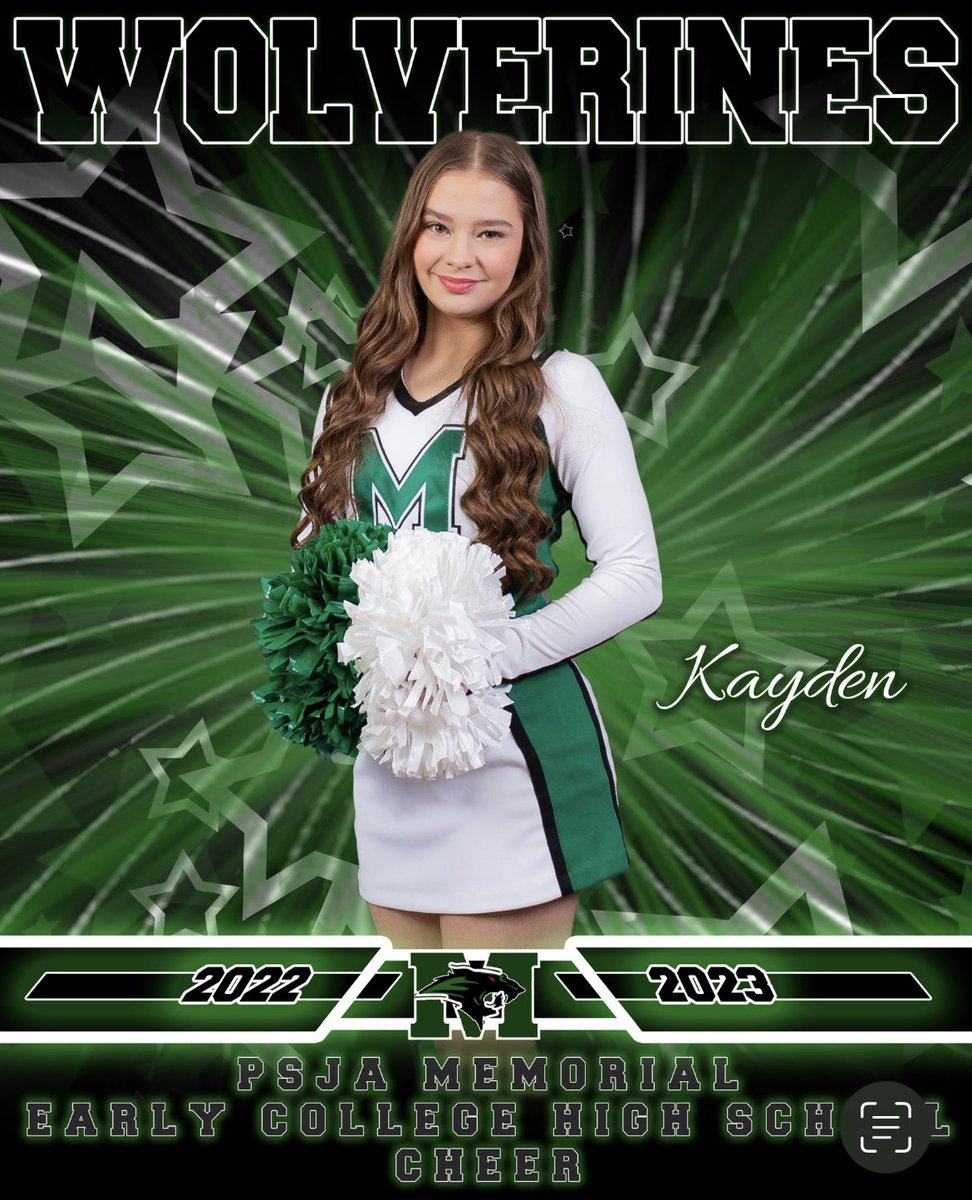 2020Psja's tweet photo. Congratulations to Kayden! Cheerleader of the week! π£ππβ€οΈ #wolverinecheer @PSJAISD @PSJAMemorial https://t.co/sICIO6R0x1