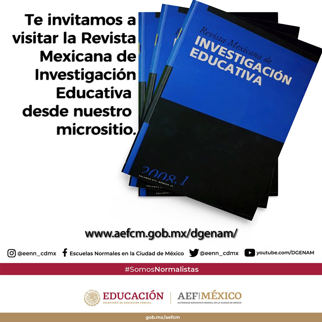 EENN_CDMX's tweet photo. Te hacemos la más cordial invitación para conocer la Revista Mexicana de Investigación Educativa, espacio de comunicación y diálogo entre investigadores, estudiantes y profesionales del área educativa.
👉🏻
https://t.co/tkPbQVfxrA
#DGENAM #COMIE #EscuelasNormales https://t.co/NQBMoITPjG
