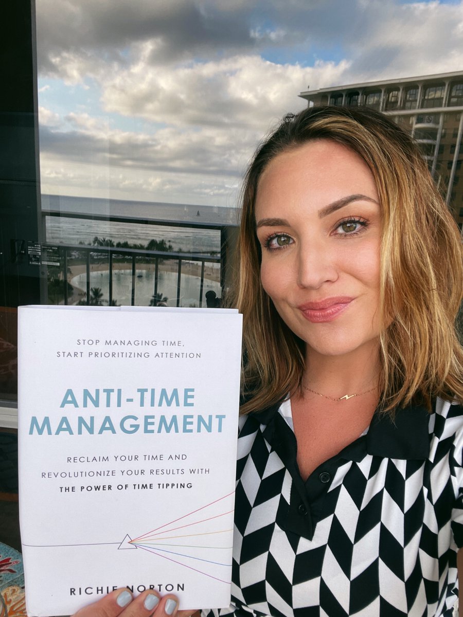 MandyModGirl's tweet photo. Stop managing time. Time tip instead. I just finished reading “Anti-Time Management” by my friend @richienorton and it’s a game-changer. You can pre-order it here: https://t.co/ytN10pvknK? #TimeTipping #AntiTimeManagement https://t.co/CnwB4Y7z8x