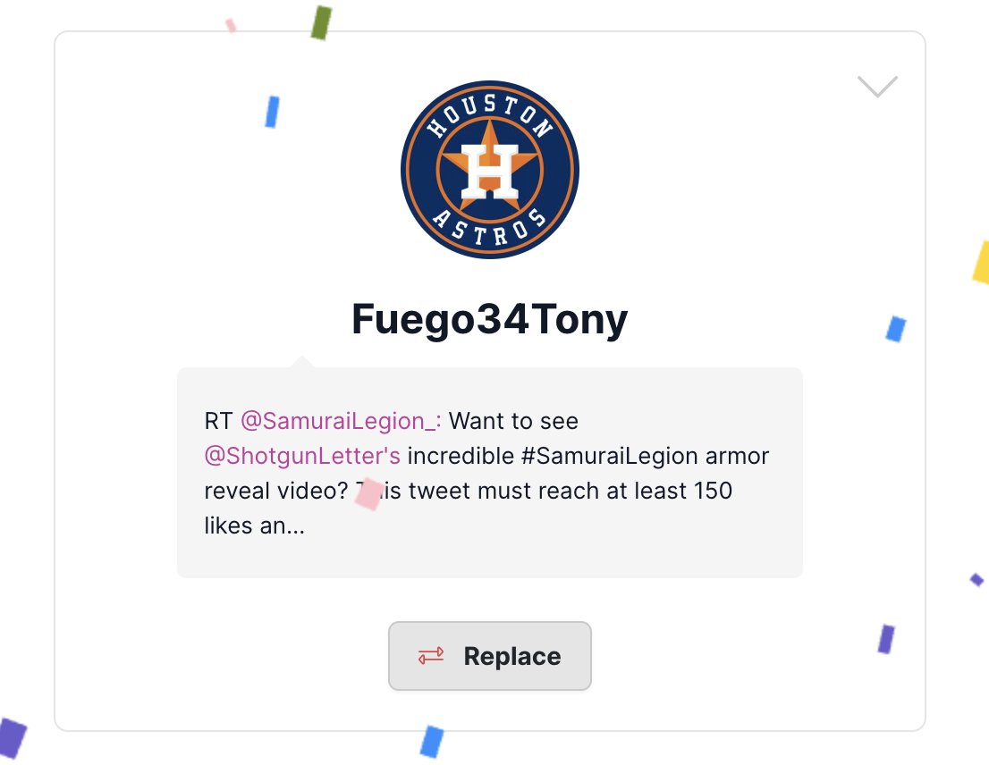 SamuraiLegion_'s tweet photo. Congrats @Fuego34Tony 🎉

You are the lucky winner of 10M #TARP tokens from the reveal video giveaway!

Everyone! Be watching for future giveaways on Discord &amp; Twitter. We'll be giving away NFTs, whitelists, and more TARP Tokens! 👀

Join our discord here!
https://t.co/sAH22Fjlf1 https://t.co/8OCTtDOKG2