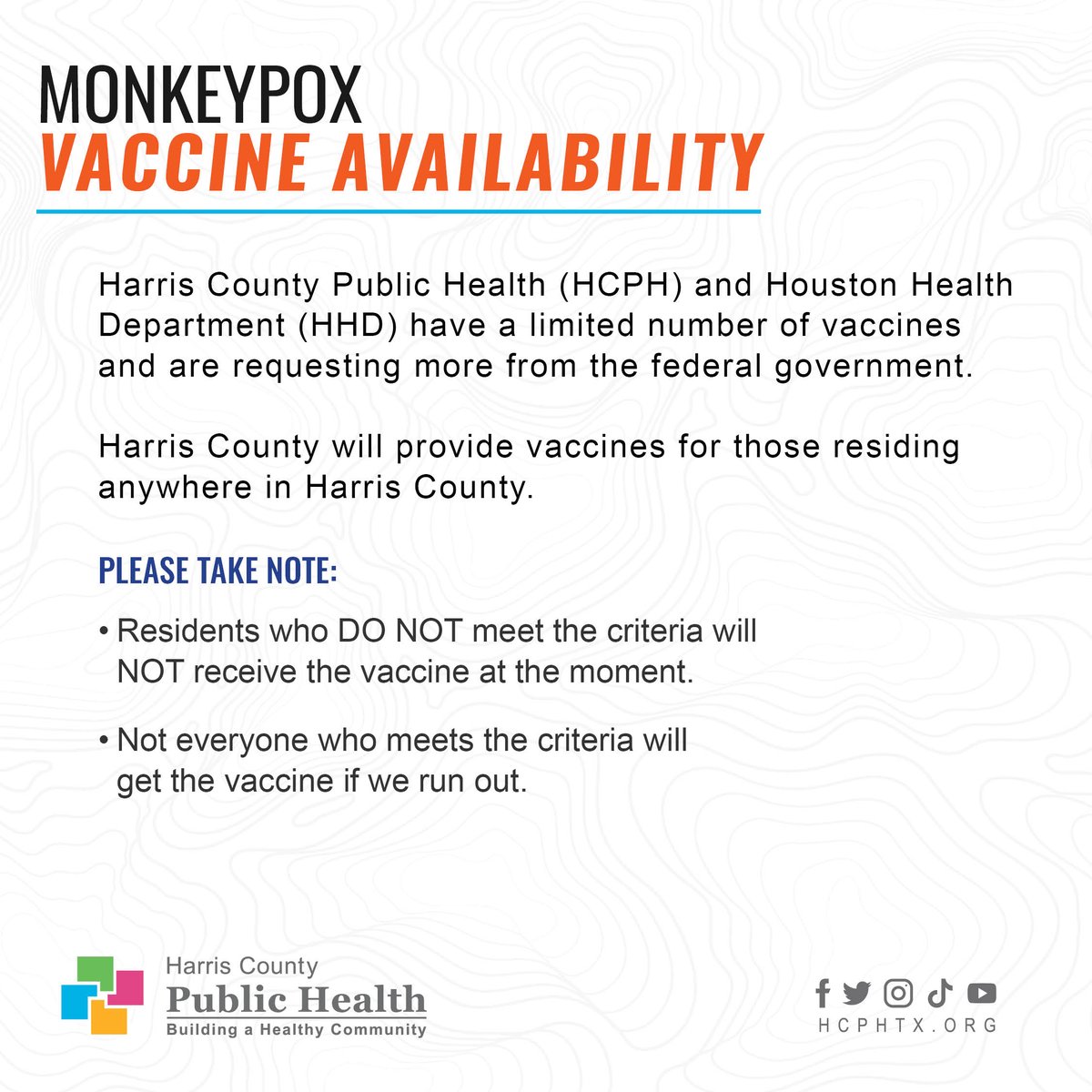 Harris County Public Health GetVaxxed on Twitter "🚨Update on