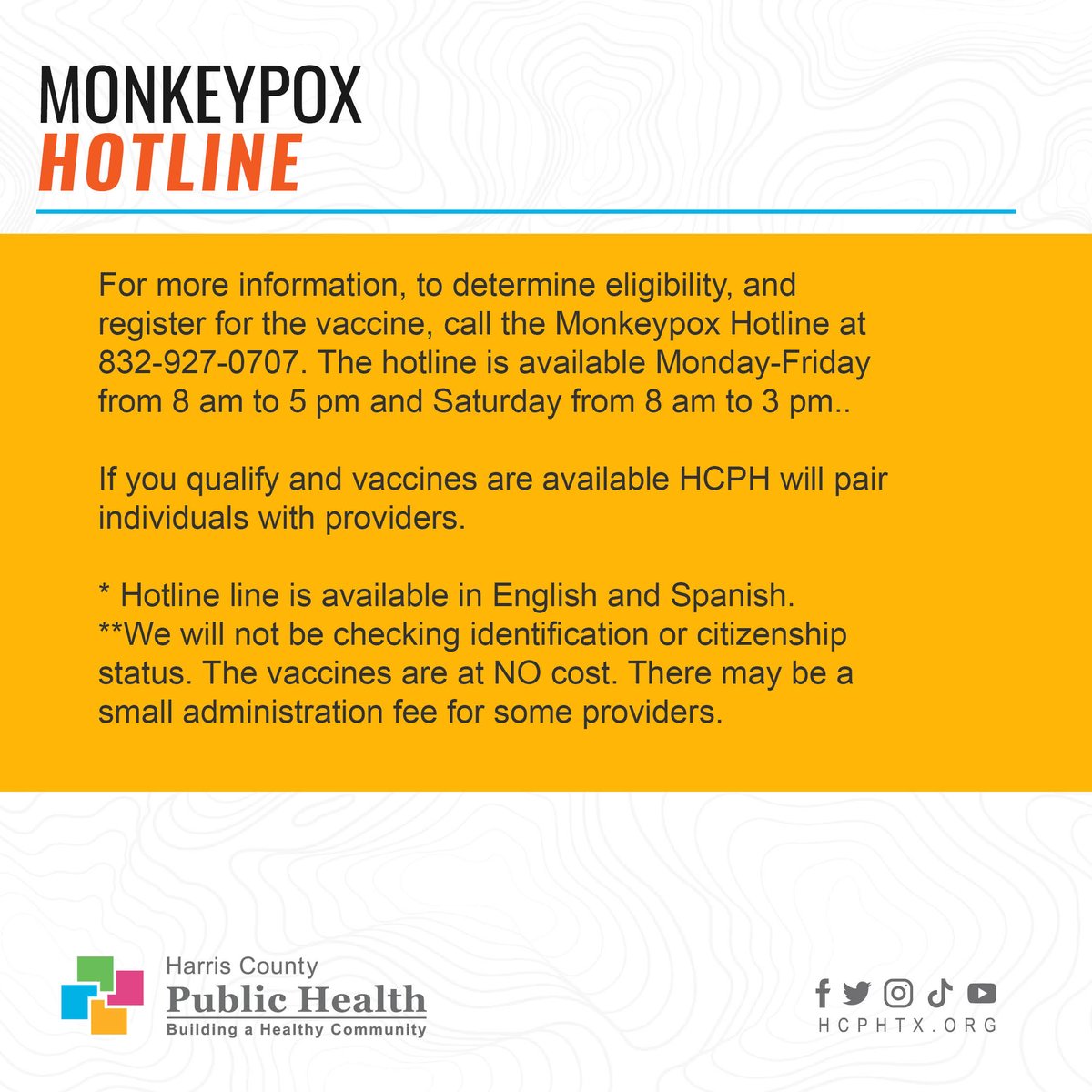 Harris County Public Health GetVaxxed on Twitter "🚨Update on