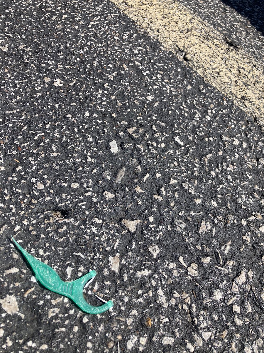 thesleepeasy's tweet image. Headed out from #StLBreadCo . Found this #flosser and its #notaflosser friends. Cigarette butt was &amp;lt; 5 feet from a trash can. The straws were within arm’s reach of a trash receptacle (that was nearly empty, they did not come from it).
#StL #environment #EnvironmentalImpact