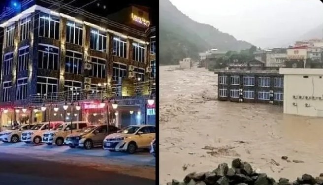 talalsaysss__'s tweet photo. Hotel in sawat                          Now 💔
Before Flood https://t.co/ERndvrpJsb