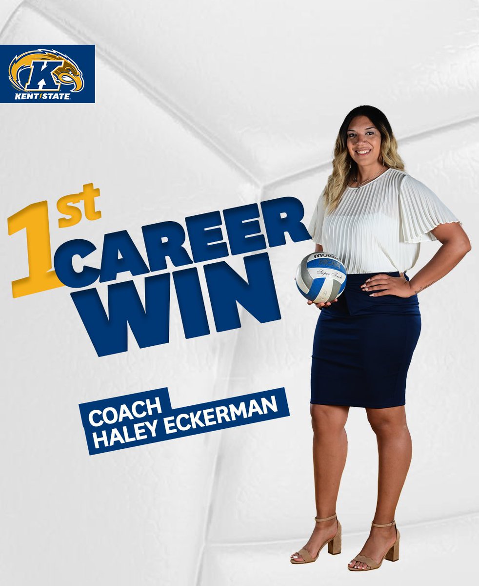 KentStVball's tweet photo. Congrats to @CoachHEckerman on her 𝕗𝕚𝕣𝕤𝕥 𝕔𝕒𝕣𝕖𝕖𝕣 𝕧𝕚𝕔𝕥𝕠𝕣𝕪!

#GoFlashes⚡️ https://t.co/FksW3uy78c