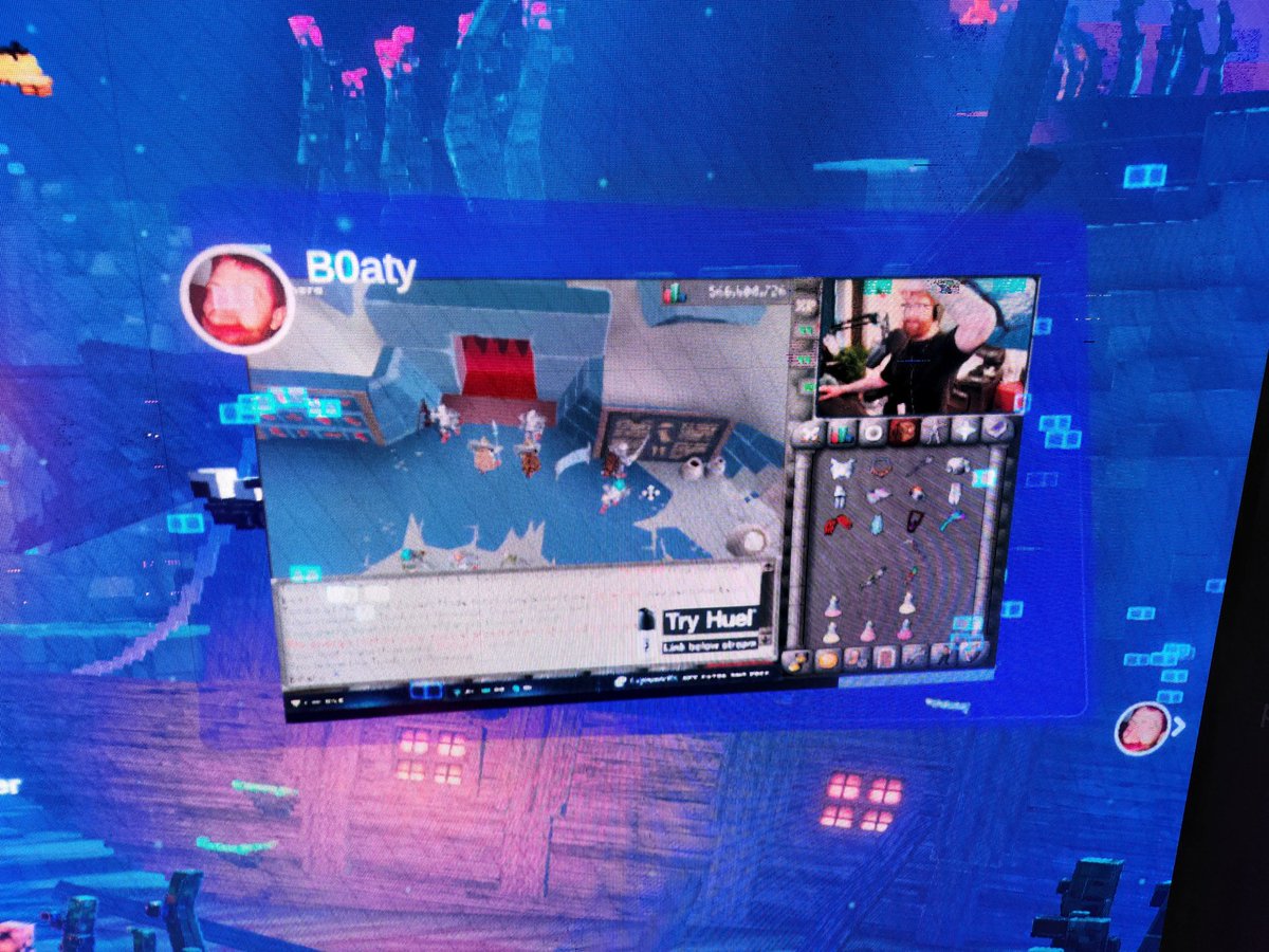 misterslin's tweet photo. @B0aty saw you on the big screen at the office. miss you bro! https://t.co/BDbWcc7Iij