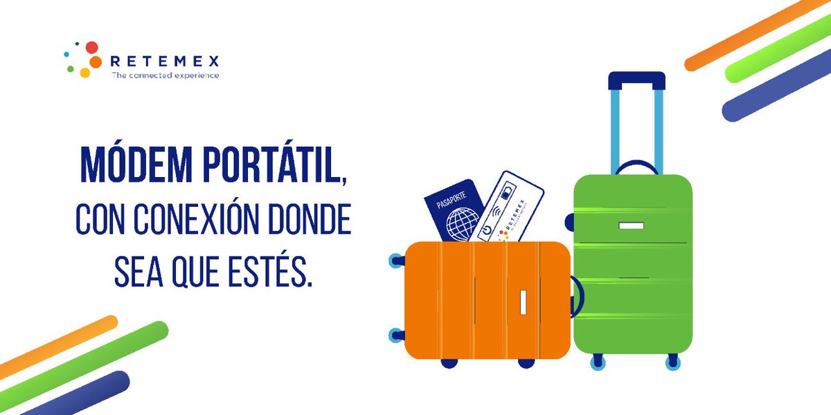 retemex's tweet photo. Lleva a donde quieras el servicio de Retemex, con nuestros módems portátiles.

¡Conócenos!

#Retemex #MasVelocidad #TheConnectedExperience #GranCobertura #internet #conéctate #comunícate https://t.co/l7SrQ71NWf