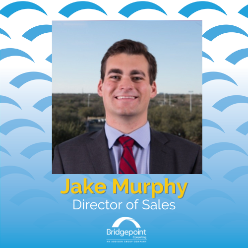 BPCExtendReach's tweet photo. We are thrilled to welcome Jake Murphy as our new Director of Sales in our Austin market! Over the past five years, Jake has held a variety of sales and business development positions inside the NetSuite ecosystem.
Welcome to #TeamBridgepoint, Jake! https://t.co/QwQIFrXeqC
