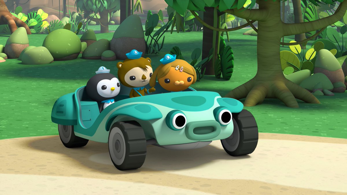 Octonauts's tweet photo. The Octonauts are off on a jungle adventure in the Terra-Gup 4, what are you planning for your family this weekend?
#octonuts #weekend #octonautsAB https://t.co/e12ISqincD