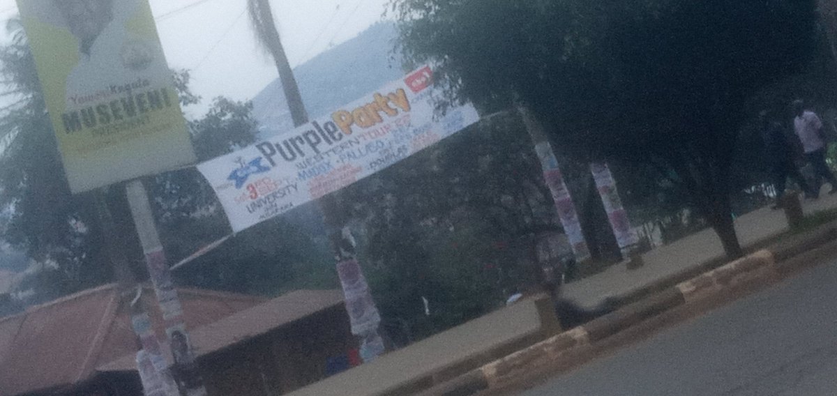 MgrHannz's tweet photo. Pan di streets of mbra
#PurplePartytour
#3rdSept
University inn
Cc: @DouglasLwangaUg https://t.co/dJGRApqPq0