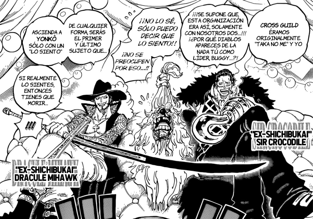 OdencraftA's tweet photo. Recurdo q con sneider hable de q yo creia q la alianza era entre mihawk y croco nomasy q buggy estaba de metido, al final si fue asi jajaja https://t.co/R9uerAaUV6