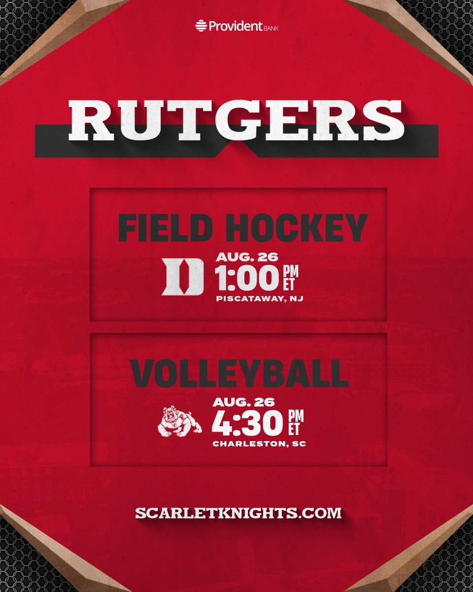 RUAthletics's tweet photo. Season openers! #GoRU

Presented by @ProvidentBank https://t.co/ajKF30tdjA