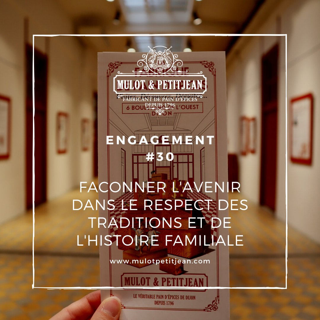 Riche de notre histoire, nous conjuguons passé et présent afin de continuer à écrire notre histoire future 🤗 Cela dans le respect de notre savoir-faire et des recettes traditionnelles transmises depuis 1796... ✨

mulotpetitjean.com
#mulotpetitjean #paindepices #dijon