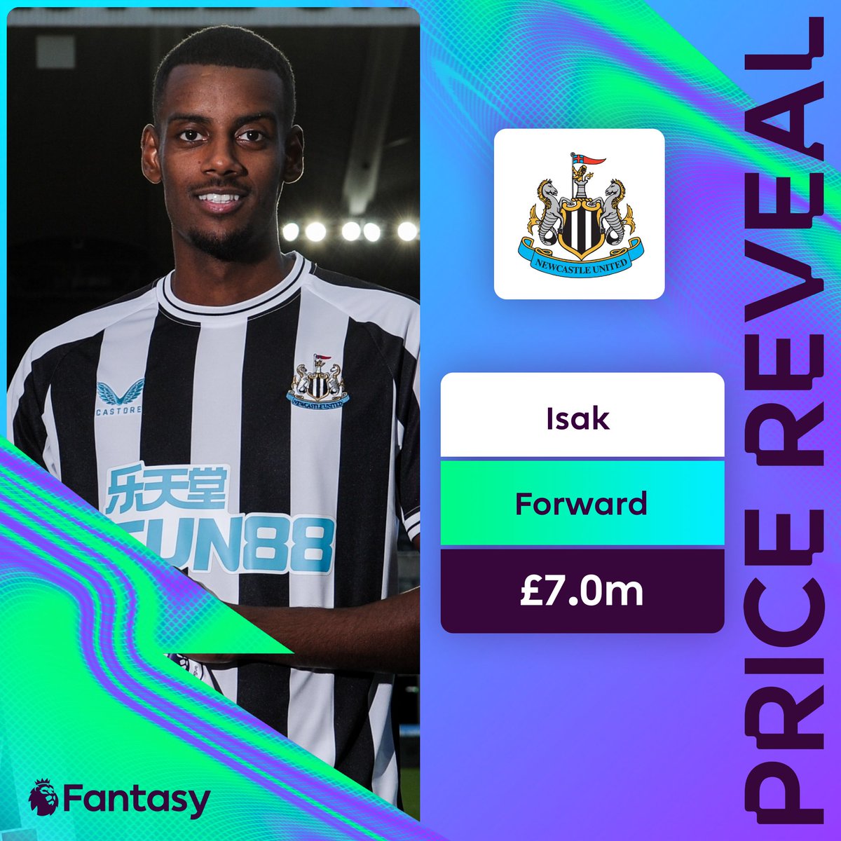 Newcastle United (@nufc) on Twitter photo You know it makes sense... 🇸🇪
Alexander Isak is now available on <a href="/OfficialFPL/">Fantasy Premier League</a>! You know it makes sense... 🇸🇪
Alexander Isak is now available on <a href="/OfficialFPL/">Fantasy Premier League</a>!
