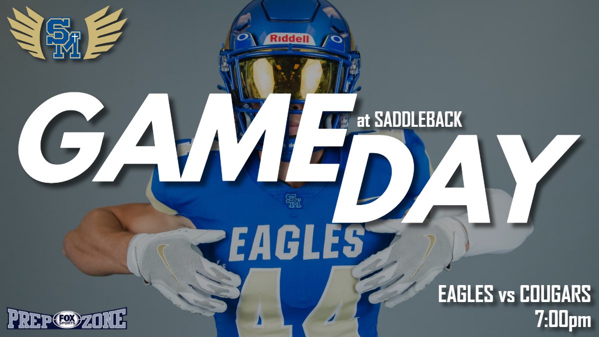 First home game of the season! Back at Saddleback
Let’s pack the stands Eagles!

#GoEagles🦅 #WeAreSM