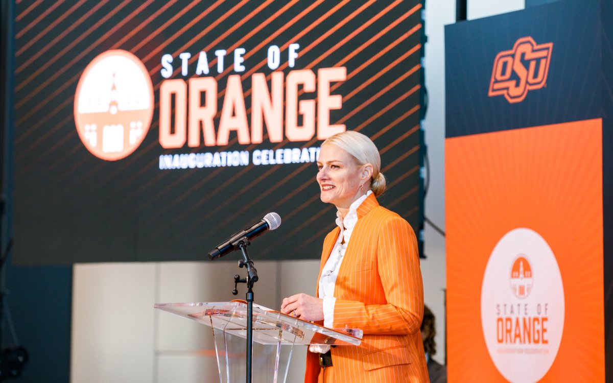 #CowboyFamily: Join us today as we celebrate the future of #okstate and commemorate the historic first year of Dr. Kayse Shrum's presidency!
🔸 2 p.m. today
🔸 Gallagher-Iba Arena
🔸 Special guests & live music
#StateOfOrange | #TeamShrum
Learn more: okla.st/pres2022