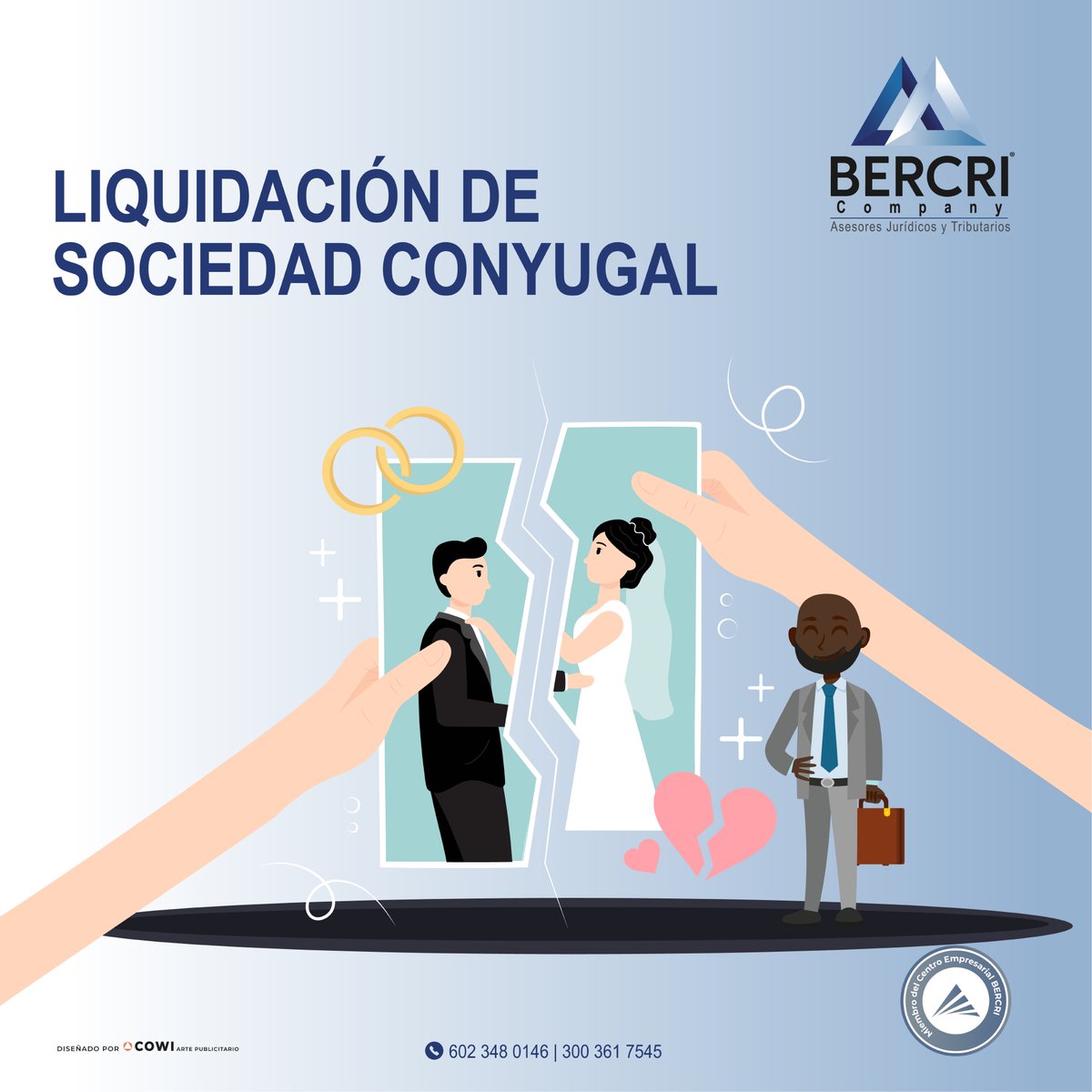BERCRICompany's tweet photo. 𝗦𝗢𝗖𝗜𝗘𝗗𝗔𝗗 𝗖𝗢𝗡𝗬𝗨𝗚𝗔𝗟

Recuerda que puedes liquidar tu sociedad conyugal👫🏻 sin necesidad de divorciarte, es decir que, si bien prefieres, puedes liquidar la sociedad antes de adquirir bienes juntos para proteger 🛡️lo que obtuvieron estando solteros. https://t.co/3wz2aIlTlS