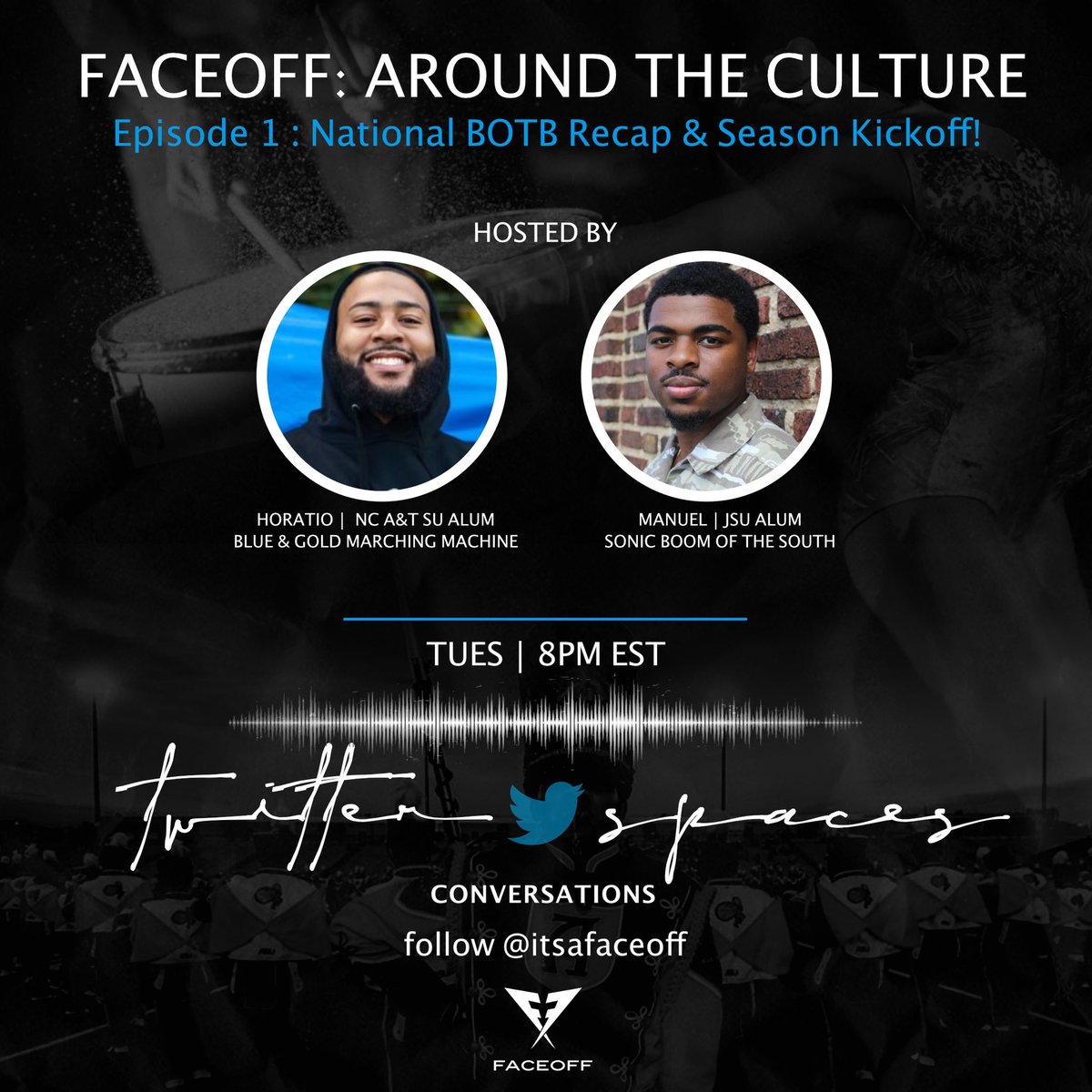itsafaceoff's tweet photo. Introducing FaceOff: Around the Culture!  Your safe place to discuss hot topics, debate other bandheads, and be informed about the happenings “Around the Culture”! https://t.co/i1jJTjBIHD