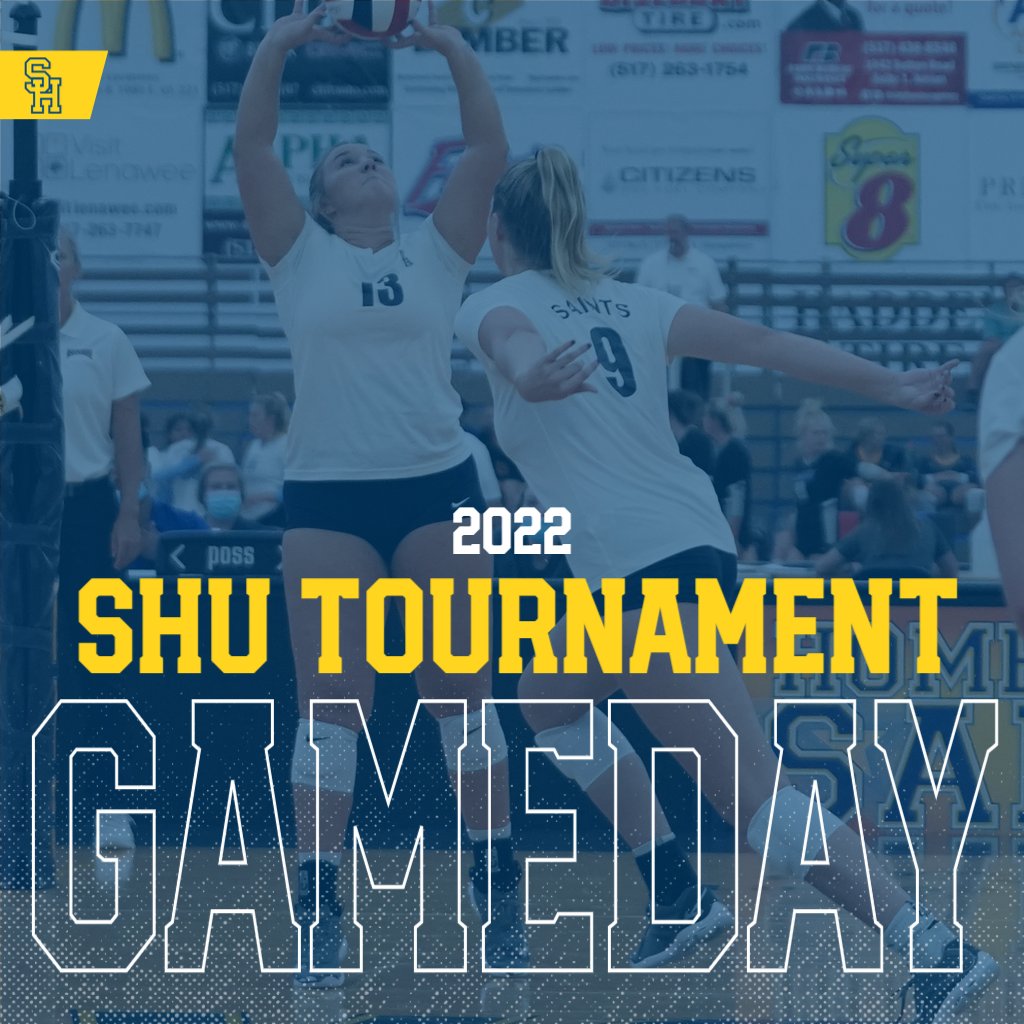 shusaints's tweet photo. MATCHDAY: @SHU_WomensVB starts the 2022 Siena Heights Tournament !!💫🏐 #FearTheHalo #saintsnation
📍SHU Fieldhouse | Adrian, Mich.
⏰3:00 PM | 7:00 PM
📊https://t.co/76gPsXMnxp
📹https://t.co/Elpedv9fAQ https://t.co/ZN3AR15mxP