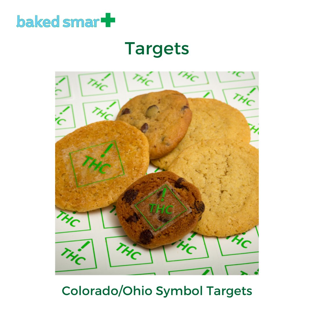 Baked_Smart's tweet photo. Our targeted edible paper images are printed with state-specific THC designs and are perfect for marking single-serving cannabis-infused foods.

Targets are perfect for:
🍪 Pastry/Baked goods such as cookies and bite-sized brownies!

➡️ Click here to shop: https://t.co/A36BBKZiog https://t.co/zmEjv6LDoQ
