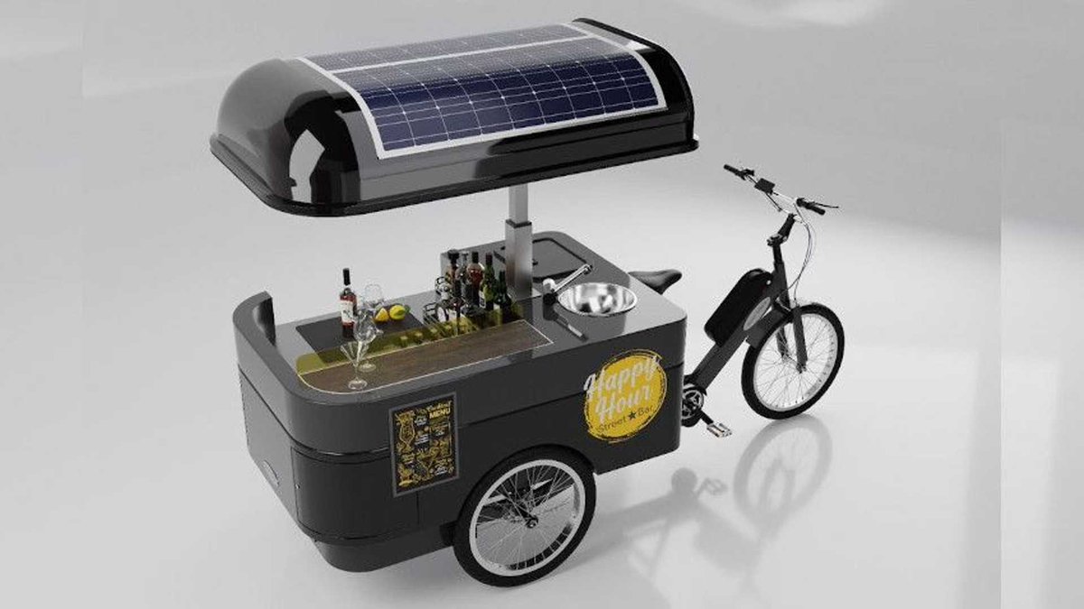 E-#cargobike e #streetfood, l’idea di Smartebike una #startup tutta italiana. Ricarica da #pannellisolari e una struttura buona per cibo, gelati e consegne a domicilio.  La campagna è aperta su Indiegogo. vaielettrico.it/ecargo-bike-st…