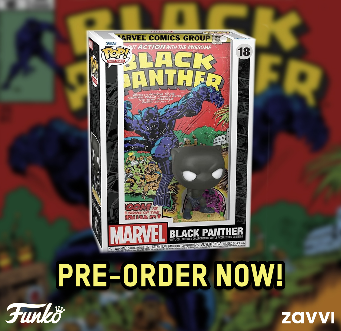 ZavviUS's tweet photo. Next in the Funko POP! Comic Cover lineup is Black Panther! Pre-Order Now: https://t.co/zD9f1HgFi6 π’
.
#POPComicCover #ComicCover #POPComicCovers #FunkoComics #BlackPanther #Wakanda #WakandaForever #Marvel #FunkoMarvel #FunkoMarvelComics #Funkos #BlackPanther2 #Tchalla https://t.co/bPVn9s8RRk