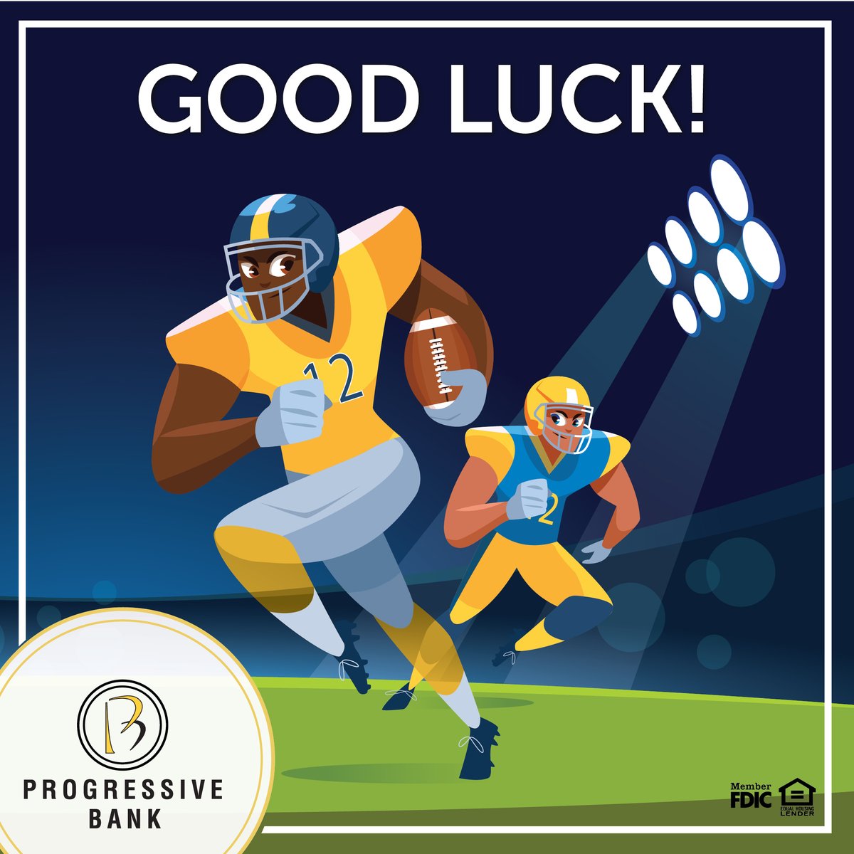 ProgressiveBank's tweet photo. It's the most wonderful time of the year! Football season is finally here! What teams are you cheering for? High School? College? NFL?
#ProgressiveBank #LocalBank #Football https://t.co/u6LRXg18L8
