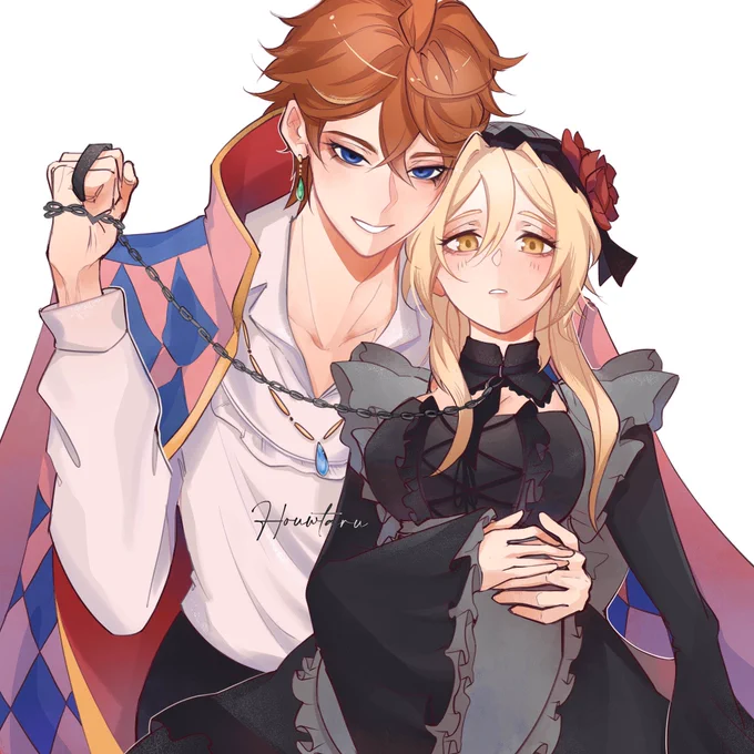 #chilumi as howl and marin cosplayer ˘ω˘ 