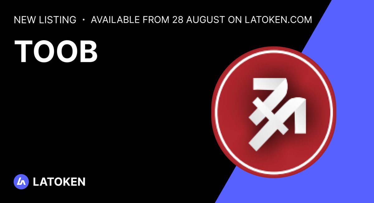 Latoken_cex's tweet photo. Toobcoin(TOOB) will be listed on LATOKEN!

📎TOOBEMI is a centralized cryptocurrency exchange based on sidechain technology. It solves the security problems of existing centralized exchanges and the usage problems of decentralized exchanges.

 Learn more👉 https://t.co/ySp1rNbSos https://t.co/Hlx7xXWBs0