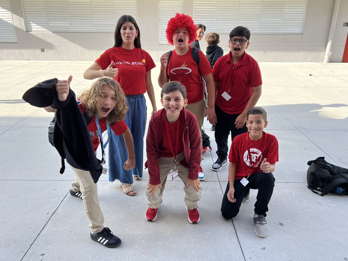 team6hdmm's tweet photo. Team 6 kicked off this year’s Color Challenge with an amazing show out! Can’t wait to see the results of which grade level won!! #goREDteam #team6 @HDMcMillan https://t.co/meHQNFR61A