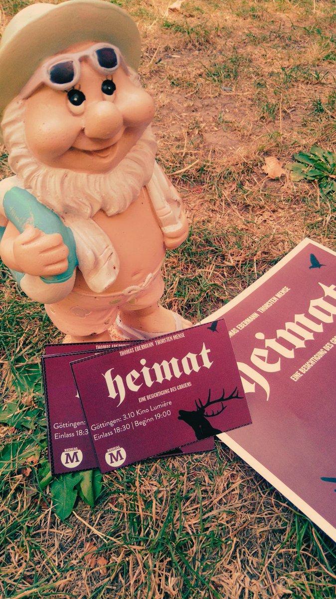 m_redical's tweet photo. Anti-Heimatabend | Mo. 3.10 | 19 Uhr | Kino Lumière 

Der Anti-Heimatabend mit Thomas Ebermann und @MenseThorsten kommt wieder nach #Göttingen. Tickets gibt's im Roten Buchladen an der Abendkasse und morgen beim Juzi-Fest. 

Wir freuen uns sehr! https://t.co/iDC62qJo5u