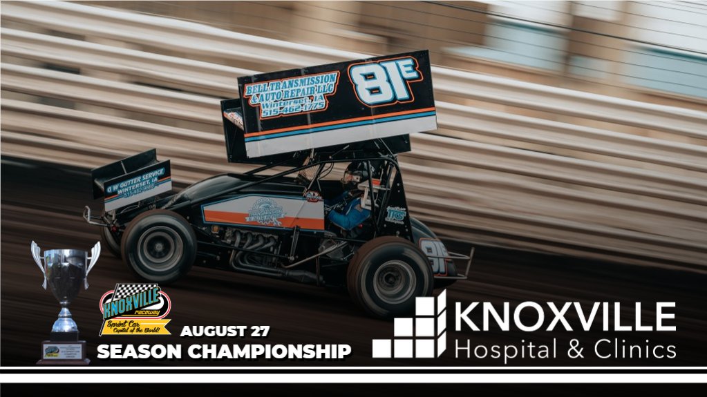 SCHEDULE UPDATE: With the forecast for Saturday we are moving up our start times for Knoxville Hospital &amp; Clinics Season Championship Night!

Pit Gate Open 3:00pm
Drivers Meeting 4:35pm
⏰ Hot Laps 5:00pm
🟢 Racing 6:15pm