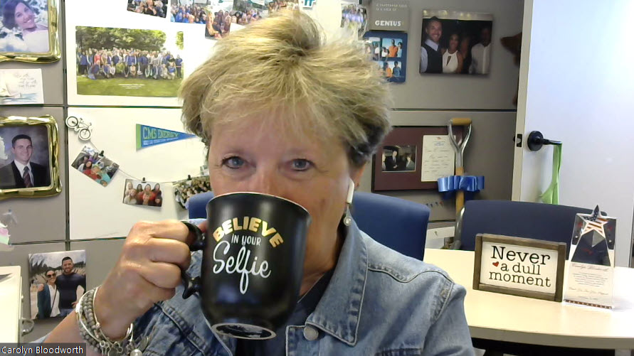 BloodworthCare's tweet photo. When the temps don't get to 70 by 10 am, it's time for the hot cocoa...here comes fall. 😐 #notreadyforfall #believeinyourselfie https://t.co/8xLkfqcb11