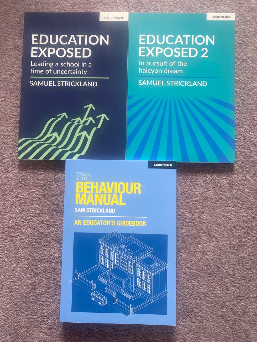 🚨 Competition With the new academic year either here or set to start soon I thought my books may help someone. Want to win the trilogy below? Retweet this tweet Winner announced Monday 29th at 9.00pm
