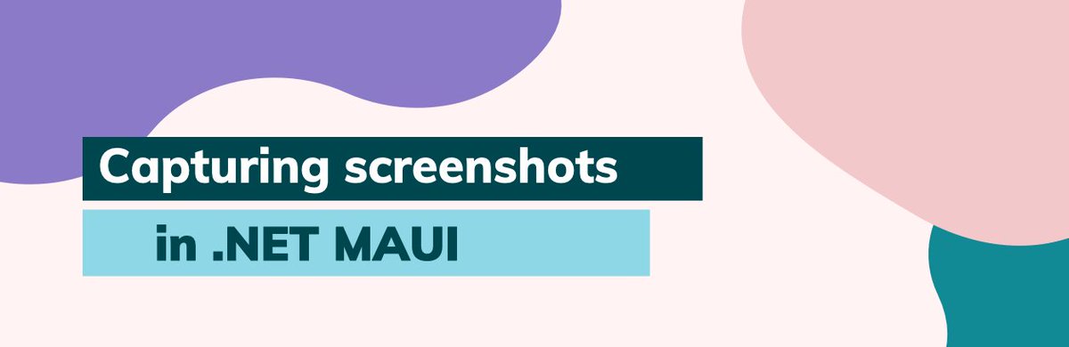 LeomarisReyes11's tweet photo. Hello! I wrote the article โCapturing screenshots in .NET MAUIโ. I hope this is useful for you!!! ๐๐
๐น English post: https://t.co/sAQnQTRci3
๐น Spanish post: https://t.co/nSVnqQVSRw
#WomenInTech #NetMAUI #xamarin #xamarinforms #xamarindeveloper https://t.co/wKJa8oWt30