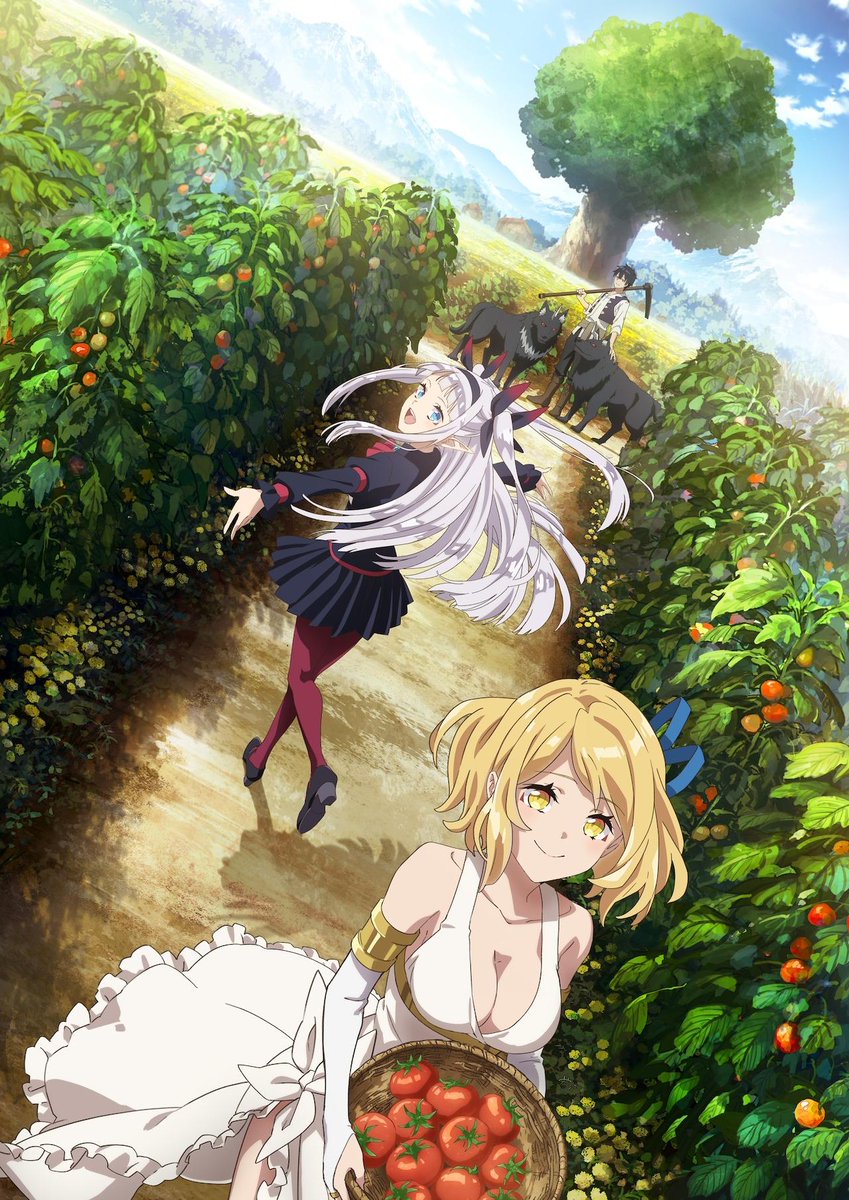 ElMundoShiro's tweet photo. Se publica la primer visual para la adaptación al #Anime de las #Novelas ligeras escritas por #KinosukeNaitou e #Ilustradas por #Yasumo, "Isekai Nonbiri Nouka", a iniciar en Enero 2023 bajo la producción del estudio #ZERO_G. #のんびり農家 #NonbiriNouka. https://t.co/jo8EJew7N6