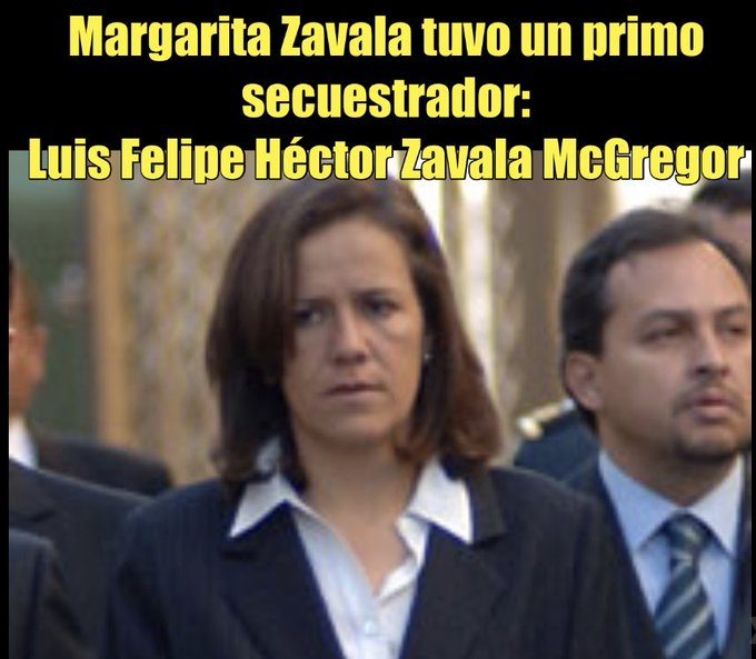 AndreyGMaya's tweet photo. 💢El Primo Secuestrador y extorsionador de Margarita Zavala Gomez del Campo, murio por qué su socio y "amigo" se entero que Zavala había sido el autor intelectual de su secuestro.‼️

Pagaron 100 mil pesos para liquidar a Luis Felipe Zavala McGregor

La prensa muda, ciega, vendida https://t.co/ZmRSIA8MWf