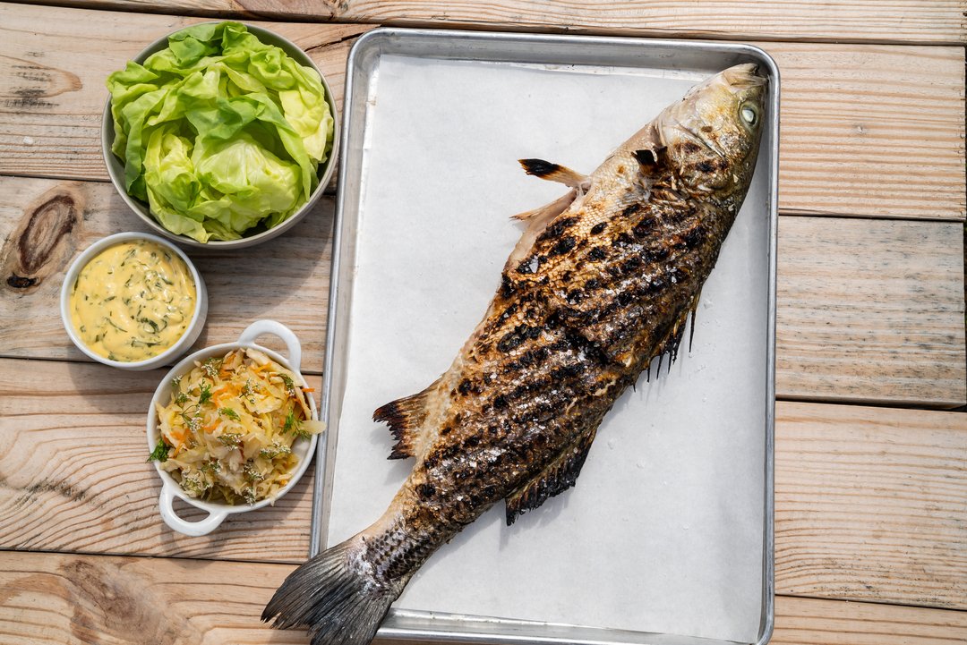 Simplicity is the ultimate so-fish-stication. 🐟

Striped Bass is famous for its versatility giving it a rich, firm, and flavorful feel. When cooked, it has a flaky texture with a skin that crisps beautifully.