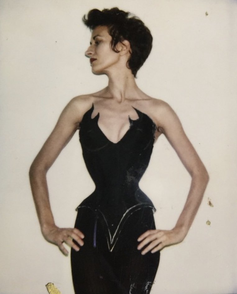 highendhomo's tweet photo. poloroids of thierry mugler fittings, 1995-1998 https://t.co/oikKi0M6zq