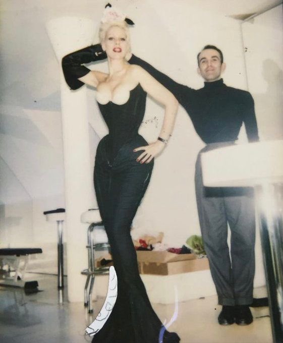 highendhomo's tweet photo. poloroids of thierry mugler fittings, 1995-1998 https://t.co/oikKi0M6zq