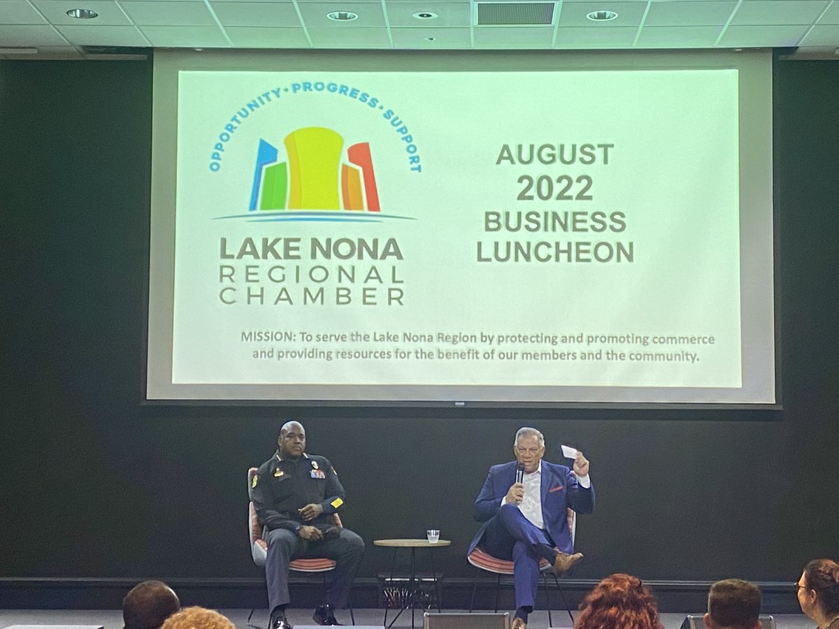 LakeNonaRCC's tweet photo. Business Luncheon with Commissioner Jim Gray and our New Police Chief Eric Smith
#LNRCCBusinessLuncheon
#LNRCCprofessionalnetworking
#OrlandoPoliceDepartment
#CommissionerJimGray https://t.co/aDT3FPX80e