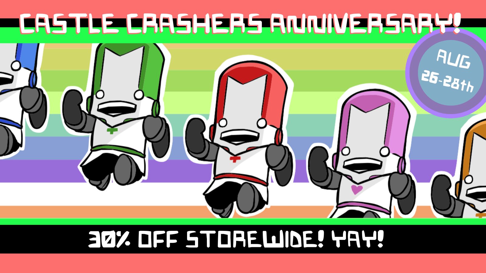 Castle Crashers event happening in Happy Wars until Wednesday