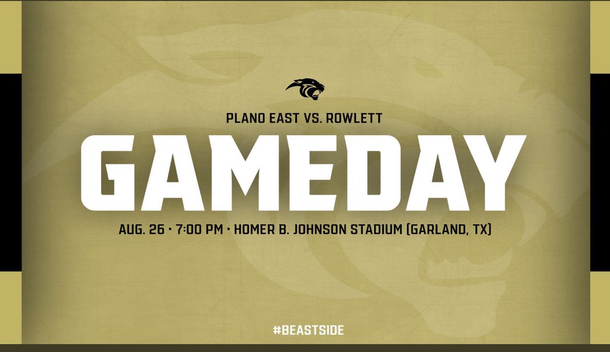 Coach Mikeska (@coachemupkidd) on Twitter photo It’s GAMEDAY EASTSIDE! Time to show out at HBJ tonight! LEETTS GET IT! Lets make the JUNGLE SHAKE TONIGHT and BRING THA JUICE!! <a href="/PISDAthDept/">Plano ISD Athletic Department</a> <a href="/EastPanthers1/">Plano East Senior High School Panthers</a> <a href="/PlanoEastFB/">Plano East Football</a> <a href="/EastBarstool/">East Barstool</a> <a href="/ProfessorDiggs/">Matt Diggs</a> It’s GAMEDAY EASTSIDE! Time to show out at HBJ tonight! LEETTS GET IT! Lets make the JUNGLE SHAKE TONIGHT and BRING THA JUICE!! <a href="/PISDAthDept/">Plano ISD Athletic Department</a> <a href="/EastPanthers1/">Plano East Senior High School Panthers</a> <a href="/PlanoEastFB/">Plano East Football</a> <a href="/EastBarstool/">East Barstool</a> <a href="/ProfessorDiggs/">Matt Diggs</a>