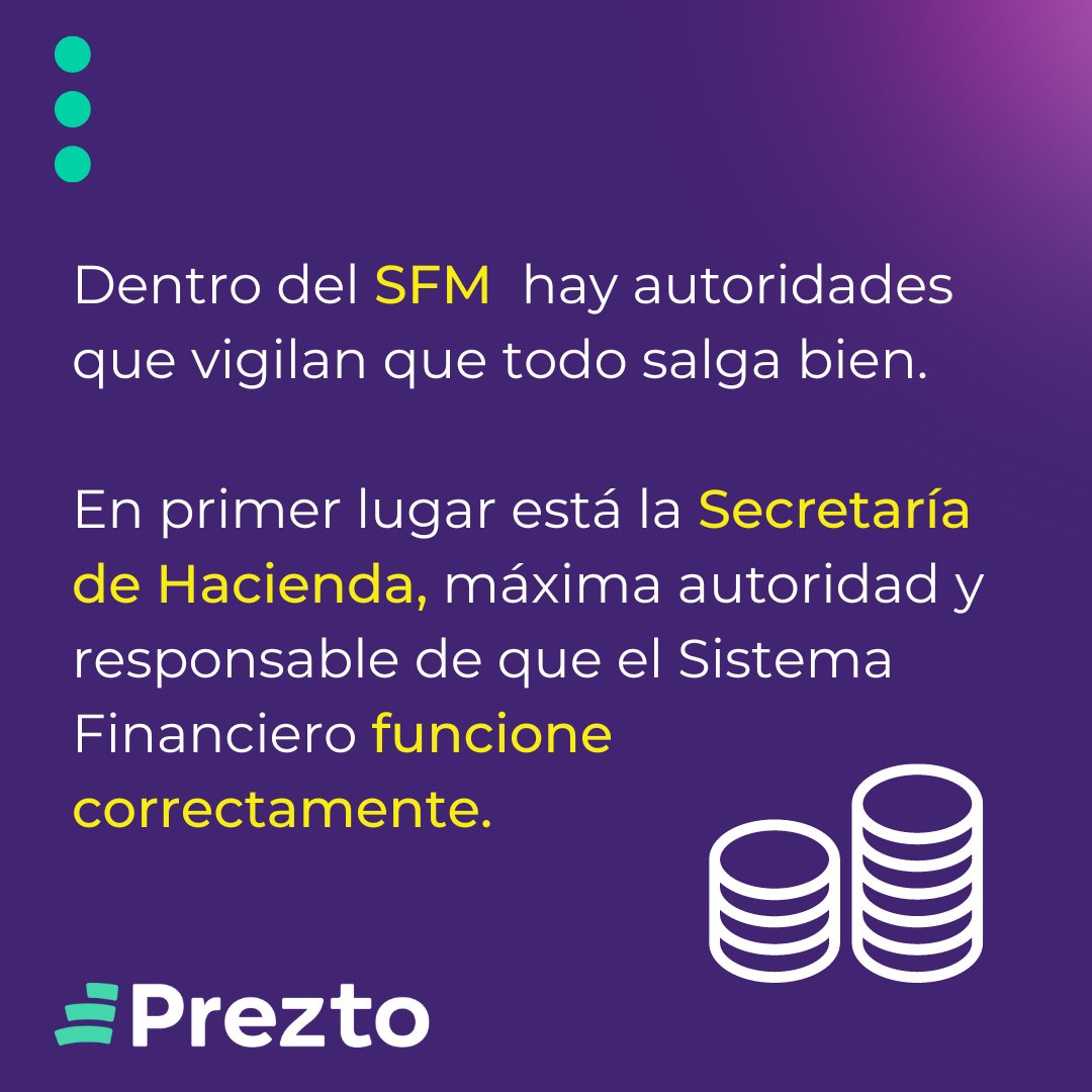 🟣¿Cuál es la estructura del Sistema Financiero Mexicano?
.
#sistemafinanciero #créditos #negocios #financiamiento #finanzas #créditopyme #empresarios #pymes #pyme #empresas #brokers #créditohipotecario #educaciónfinanciera #prezto #tips #makeithappen #adarle #poweringbusinesses